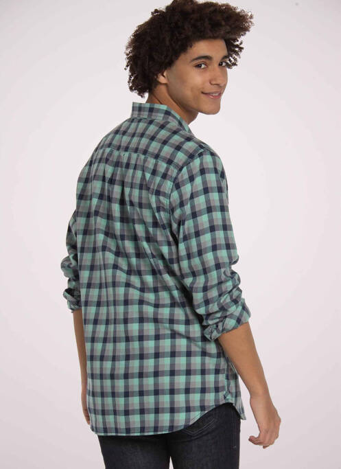 Chemise manches longues vert VANS pour homme