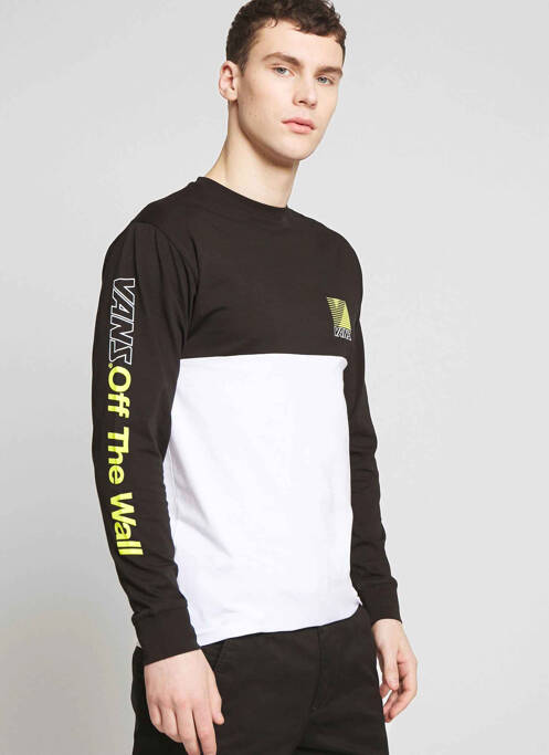 T-shirt blanc VANS pour homme