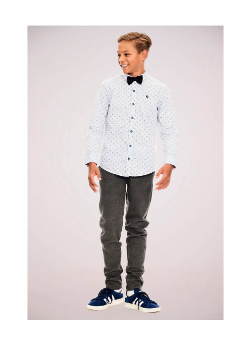 Chemise manches longues blanc GARCIA pour garçon