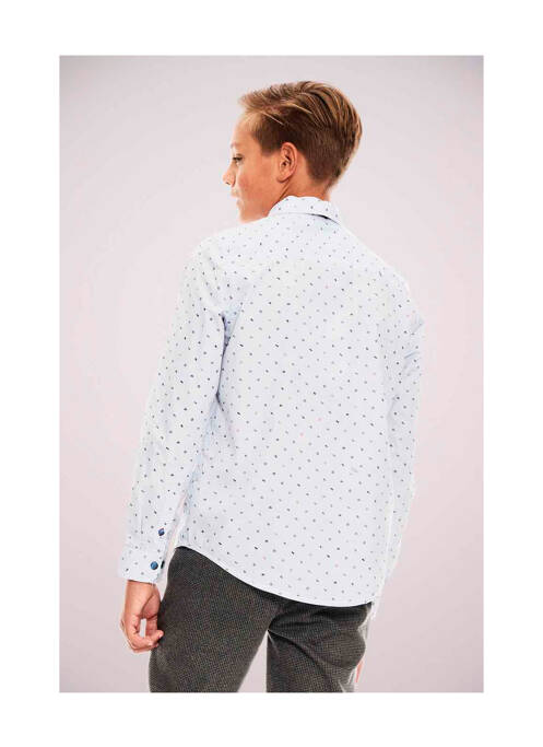 Chemise manches longues blanc GARCIA pour garçon