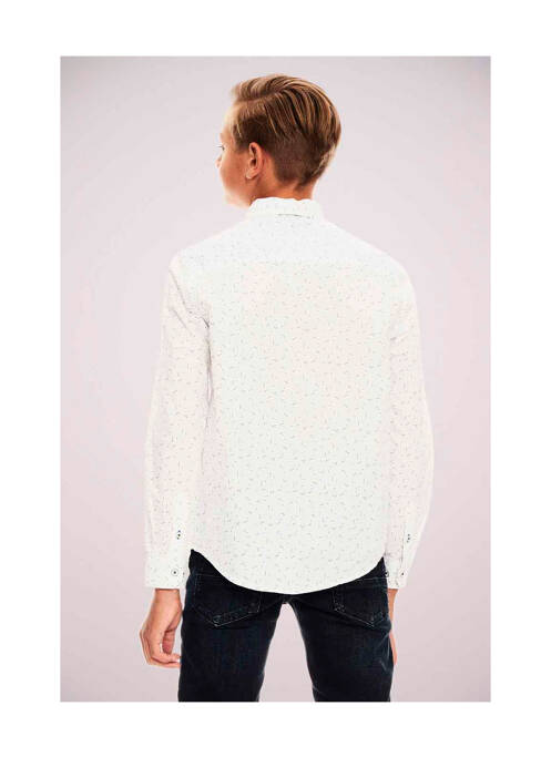 Chemise manches longues blanc GARCIA pour garçon