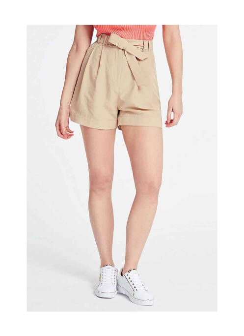 Short beige GUESS pour femme