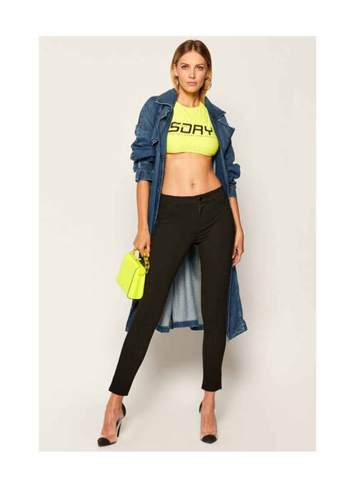 Pantalon slim noir GUESS pour femme