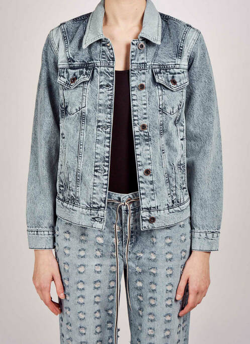 Veste en jean bleu PETROL INDUSTRIES pour femme