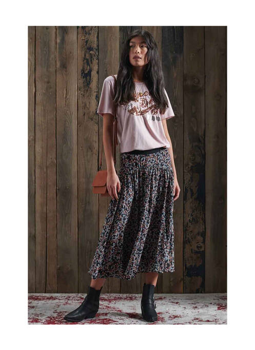 T-shirt rose SUPERDRY pour femme