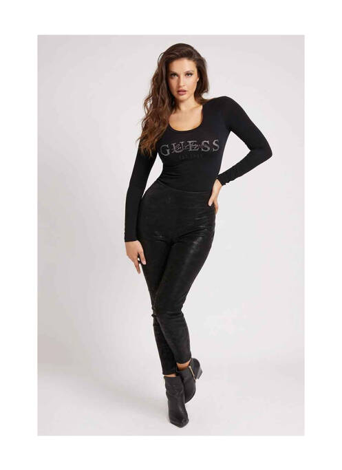 T-shirt noir GUESS pour femme