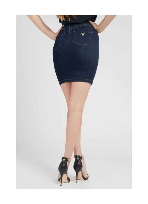 Jupe courte bleu GUESS pour femme