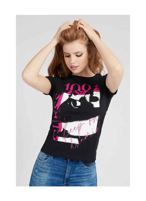 Top noir GUESS femme