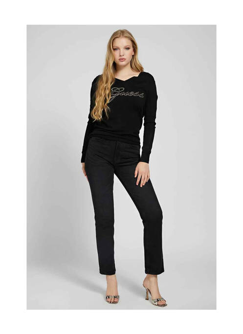 Pull noir GUESS femme