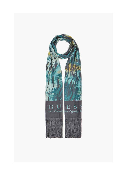 Foulard bleu GUESS femme