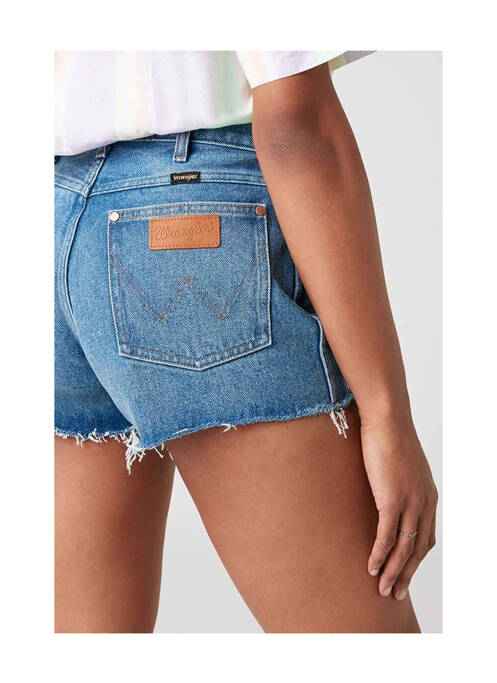 Short bleu WRANGLER pour femme