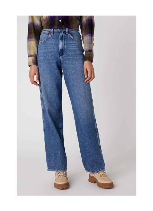 Jeans coupe droite bleu WRANGLER pour femme