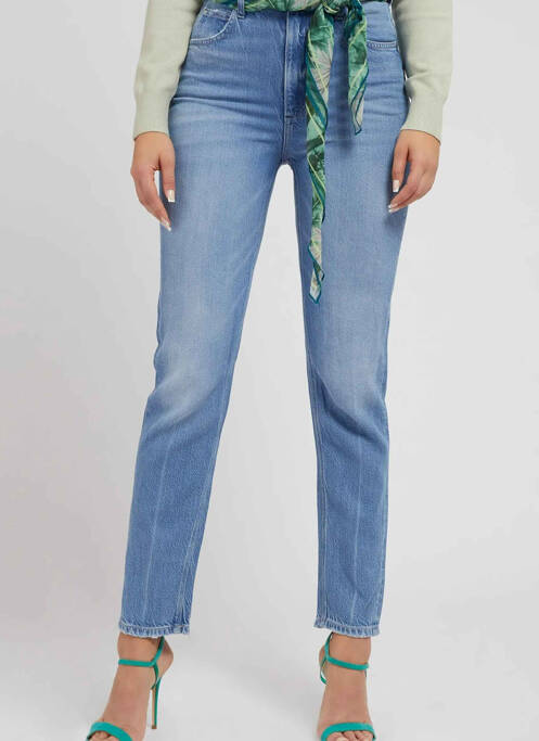 Jean coupe Mom bleu GUESS pour femme