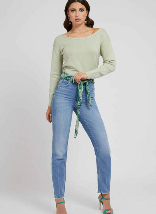 Jean coupe Mom bleu GUESS pour femme