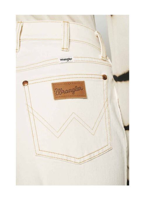 Jeans coupe large beige WRANGLER pour femme