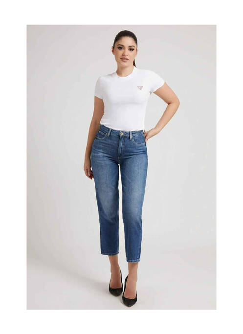 Jean coupe Mom bleu GUESS pour femme