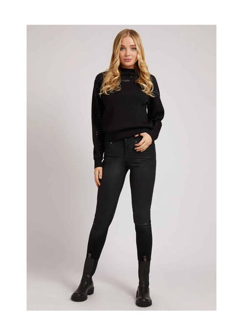 Sweat-shirt noir GUESS pour femme