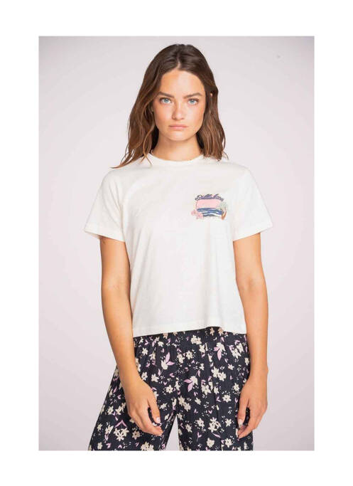 T-shirt beige BILLABONG pour femme