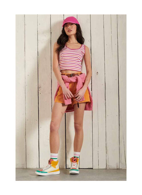 Top orange SUPERDRY pour femme