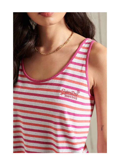 Top orange SUPERDRY pour femme