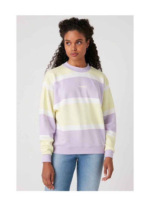 Sweat-shirt violet WRANGLER pour femme