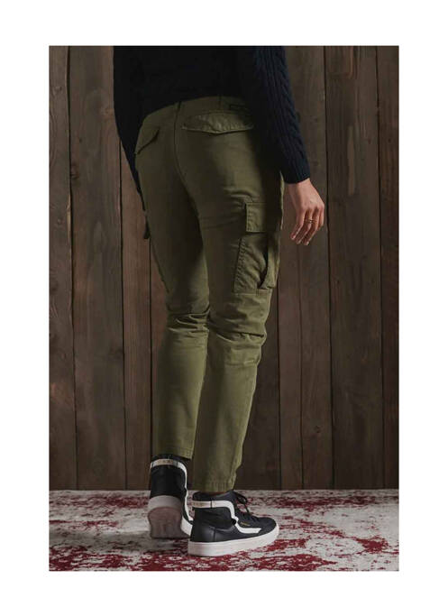 Pantalon cargo vert SUPERDRY pour femme