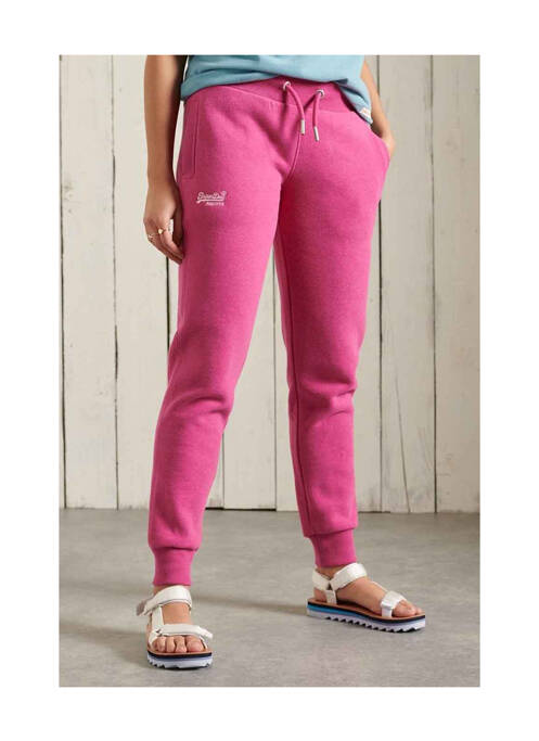 Jogging rose SUPERDRY pour femme