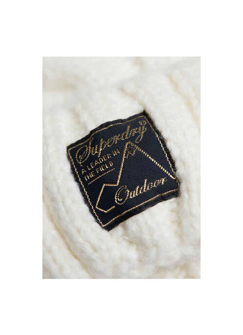 Bonnet blanc SUPERDRY femme