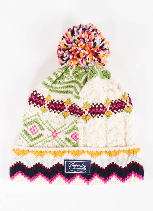 Bonnet multicolore SUPERDRY femme