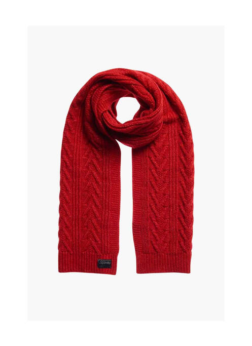 Echarpe rouge SUPERDRY femme