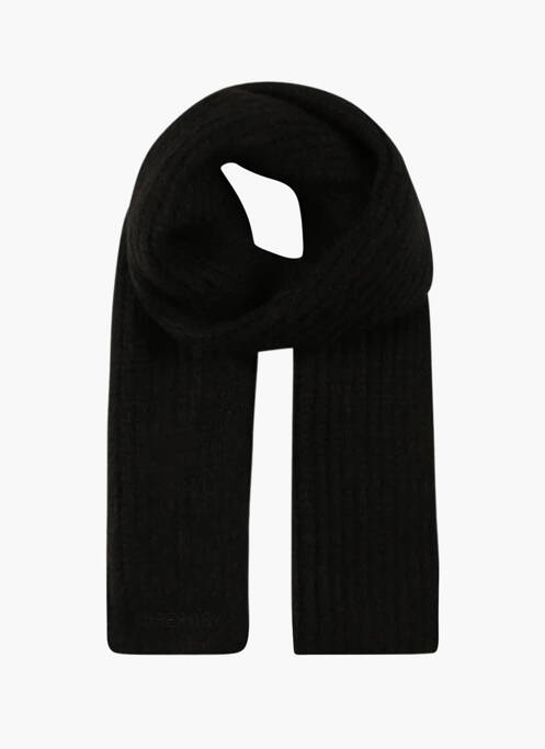 Echarpe noir SUPERDRY femme