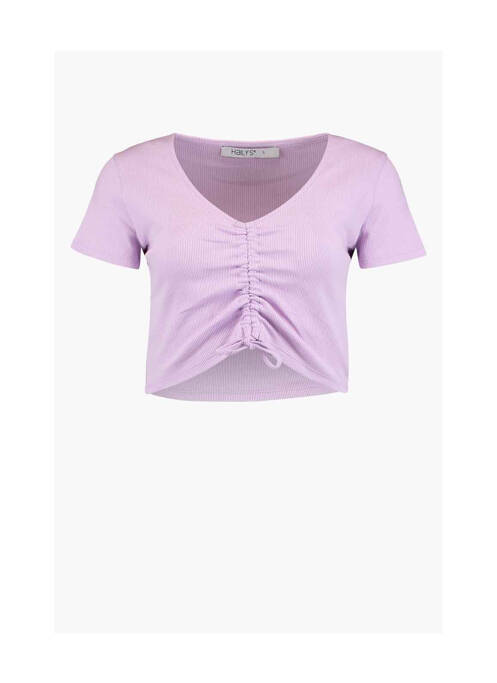 T-shirt violet HAILYS pour femme