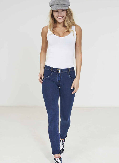 Jeans skinny bleu FREDDY pour femme