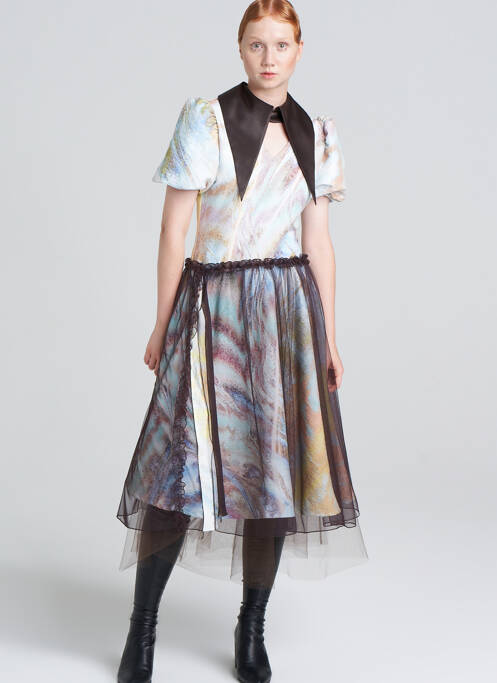 Ensemble robe marron YOUNG DESIGNERS pour femme