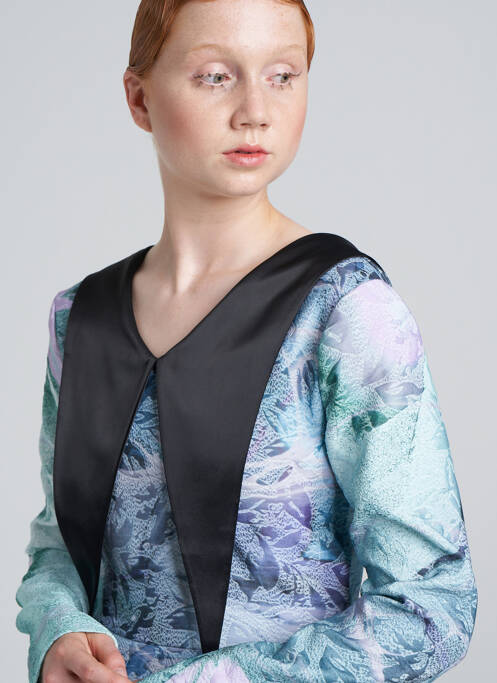 Robe longue vert YOUNG DESIGNERS femme