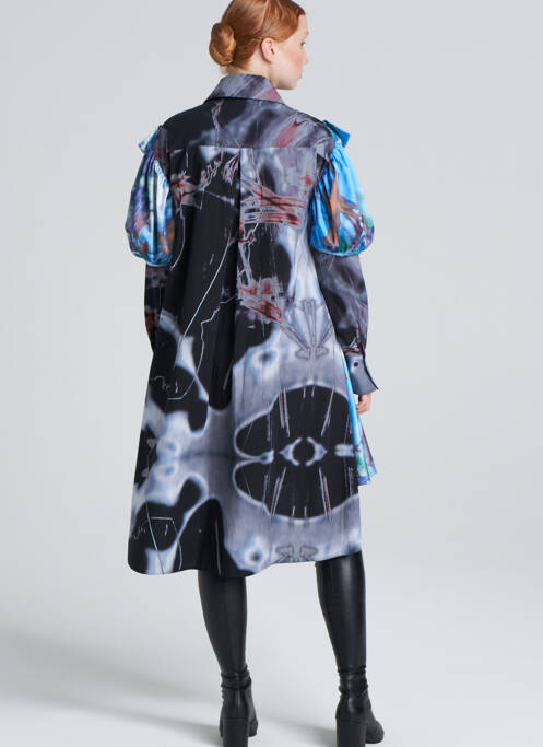 Robe longue bleu YOUNG DESIGNERS pour femme