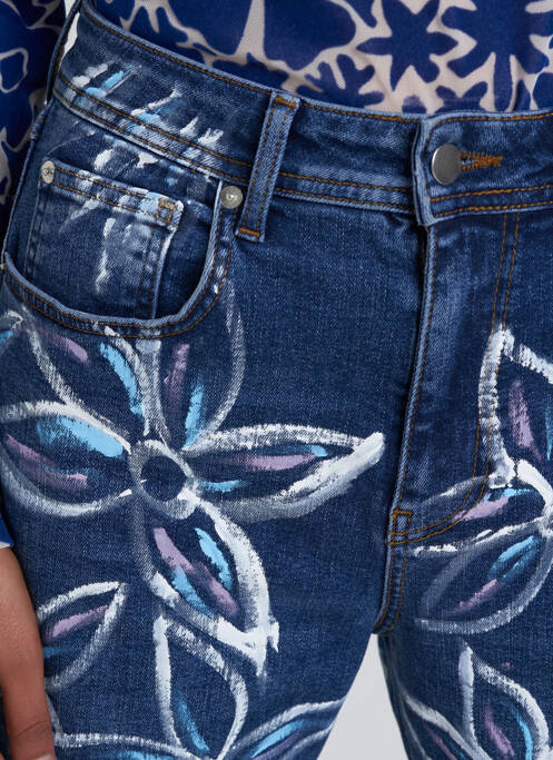 Jean coupe Mom bleu YOUNG DESIGNERS pour femme