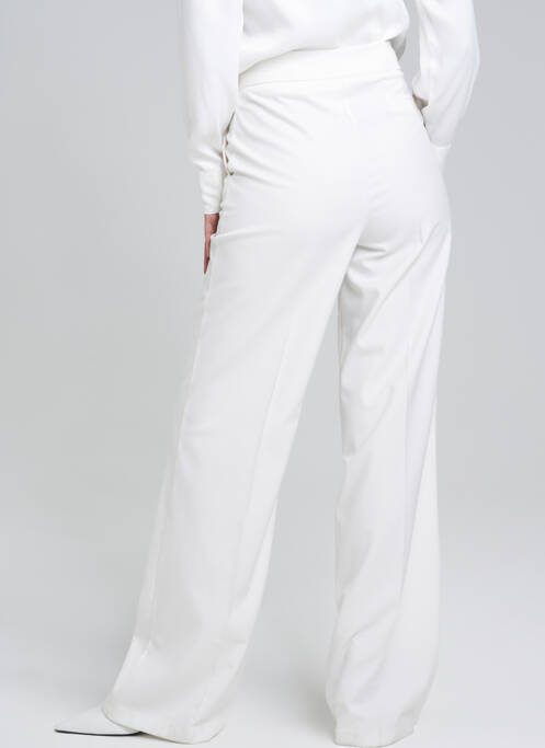 Pantalon droit blanc YOUNG DESIGNERS pour femme