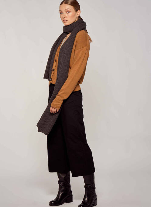 Echarpe gris YUGEN pour femme