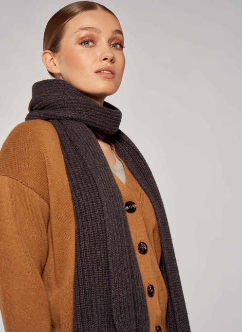 Echarpe gris YUGEN pour femme