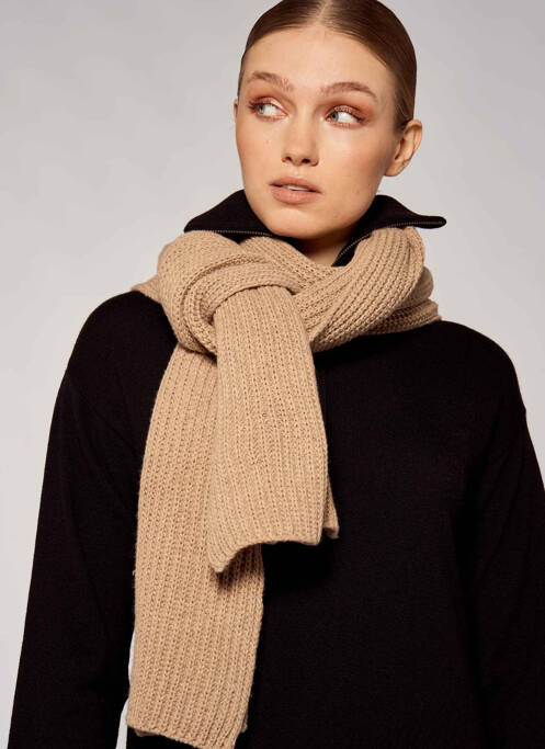 Echarpe beige YUGEN pour femme