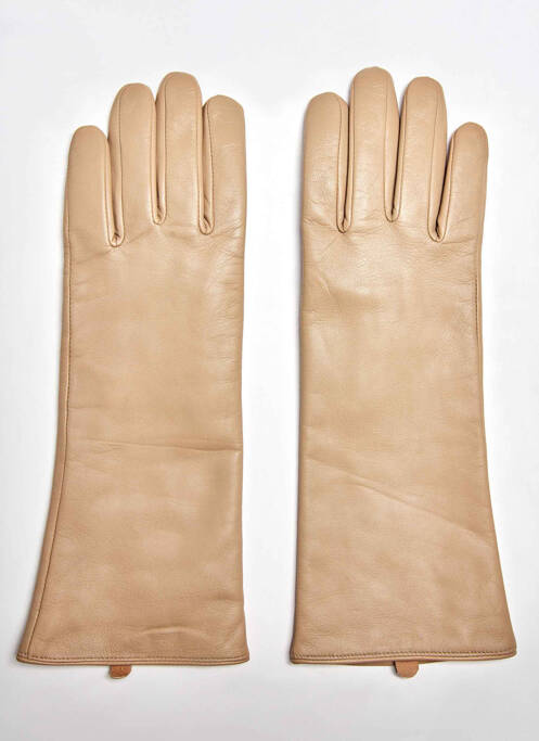 Gants beige YUGEN pour femme