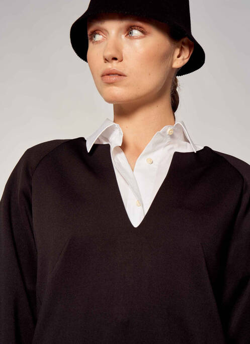 Robe longue noir YUGEN pour femme