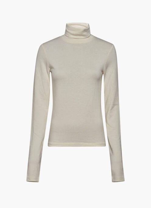 T-shirt beige YUGEN pour femme
