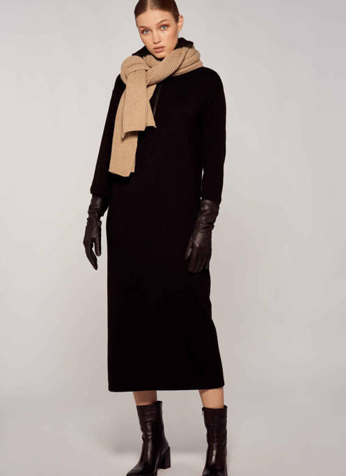 Robe longue noir YUGEN pour femme