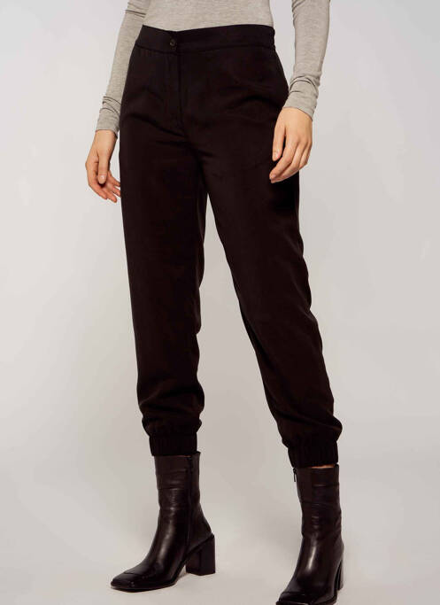 Pantalon 7/8 noir YUGEN pour femme