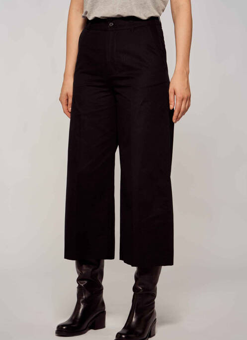 Pantalon 7/8 noir YUGEN pour femme