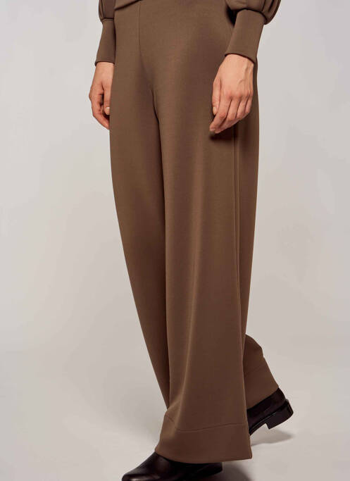 Pantalon flare marron YUGEN pour femme