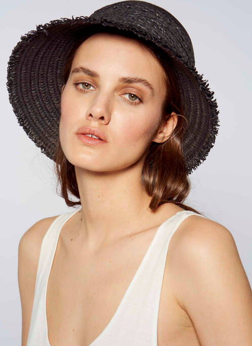 Chapeau noir YUGEN pour femme