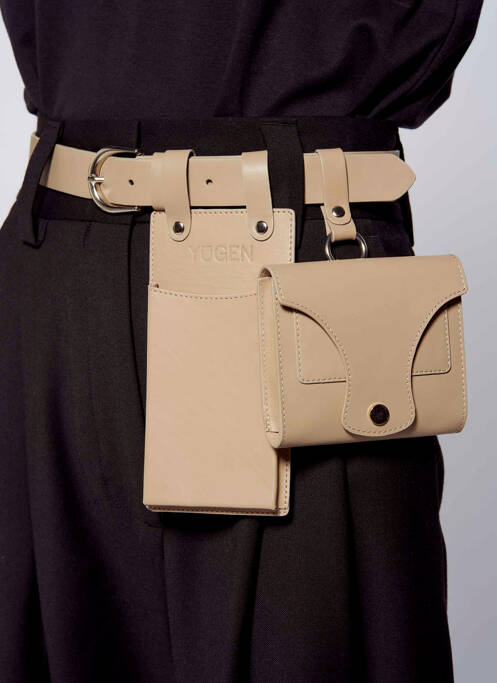 Ceinture beige YUGEN pour femme